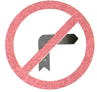 Dilarang Belok Kanan